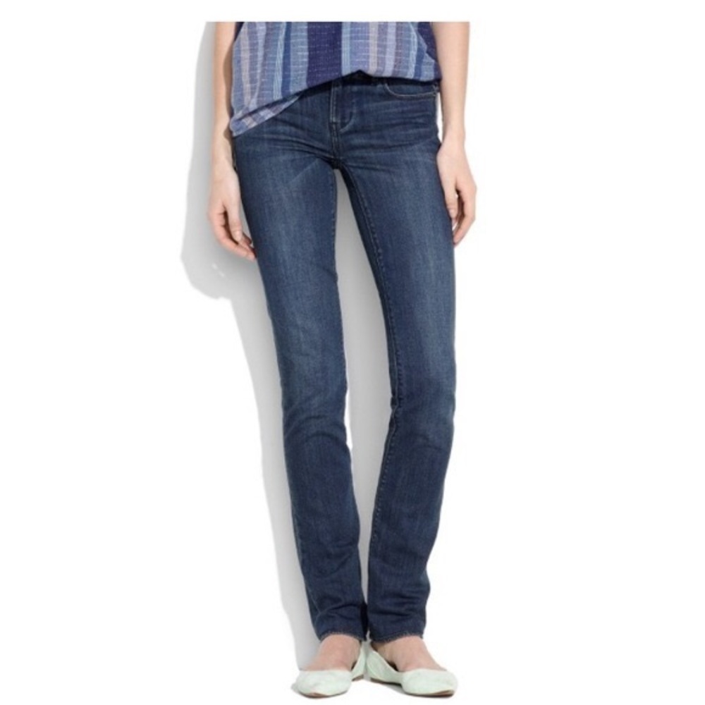 Madewell Rail Straight Dark Wash Jeans Size 28